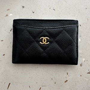 Card holder CHANEL caviar